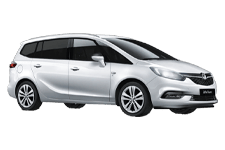 Car Hire Rushden - Vauxhall Zafira 7-Seater - Minibus hire Rushden